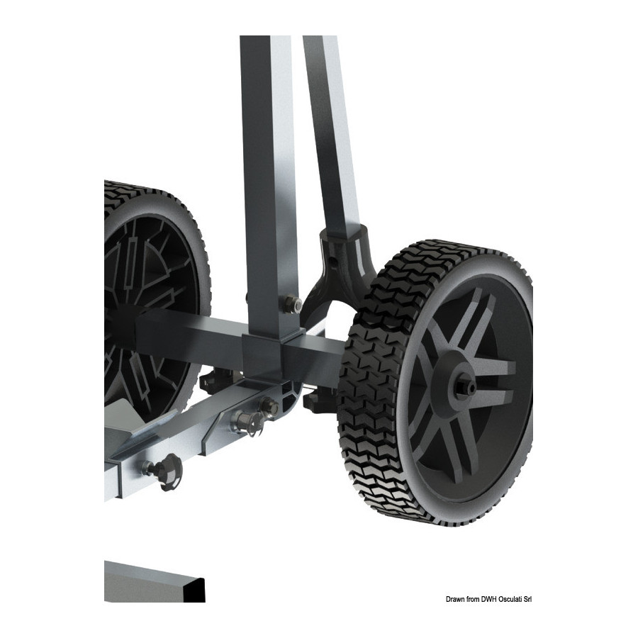 Chariot moteur ODESEA TX-65 avec roues pliables 