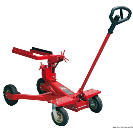 Chariot de levage pour embase de poupe