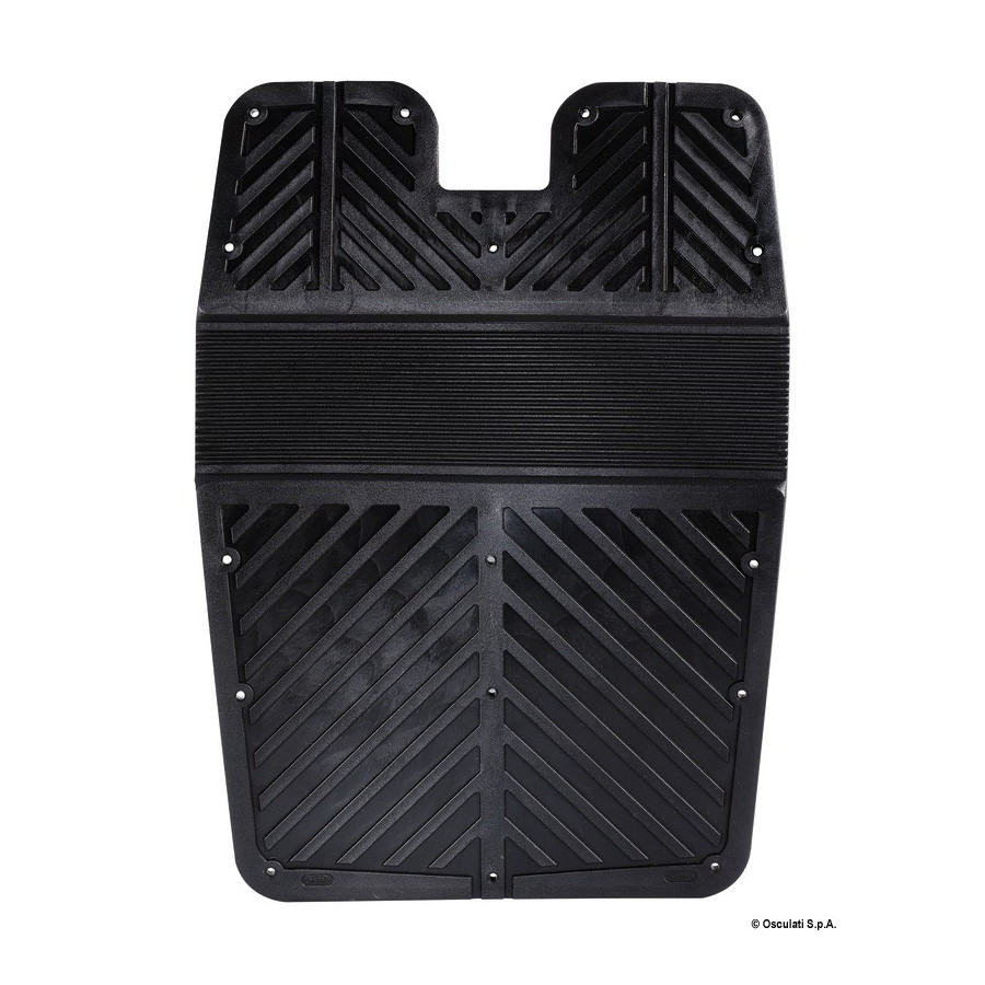 Double plaque de protection poupe 