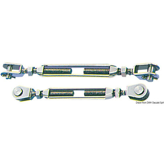 Ridoirs avec deux chapes fixes 