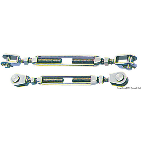 Ridoirs avec deux chapes fixes