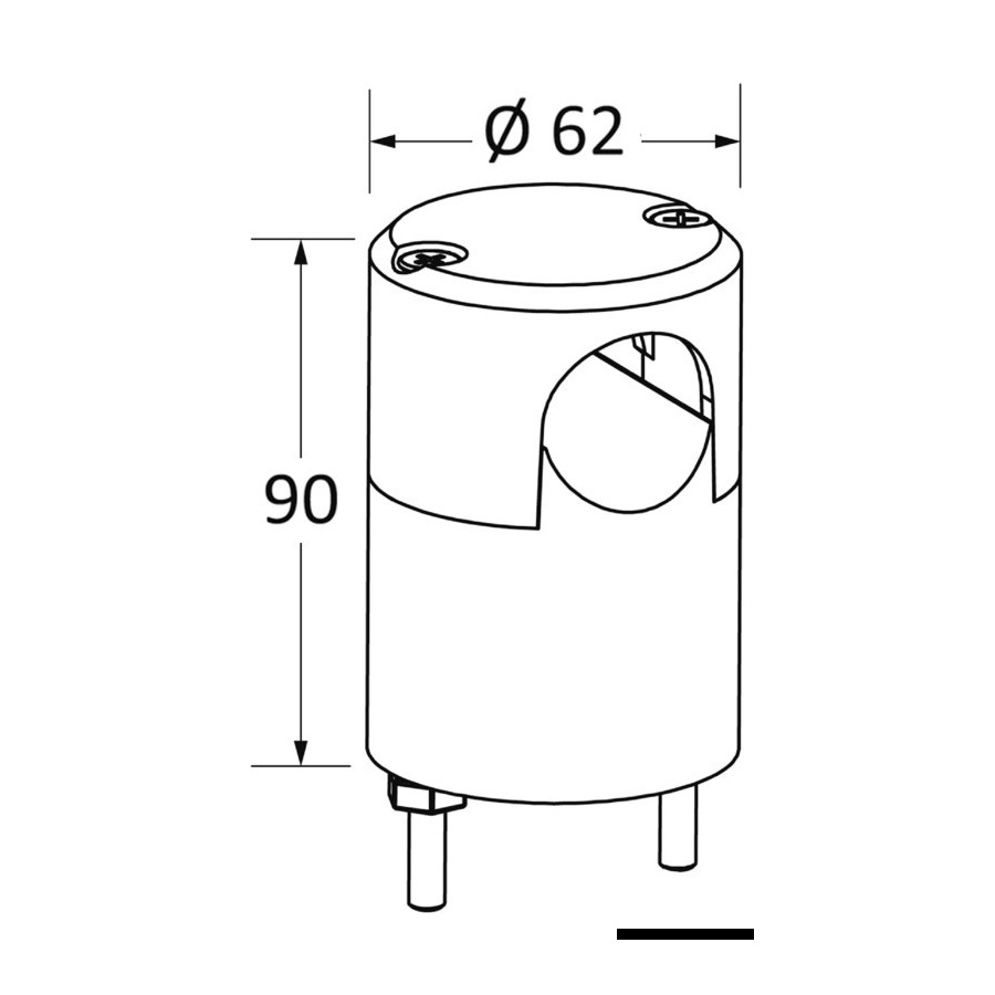 Accessoires pour fabrication T-Top Variante ou Accessoires Réduit:p. T-Top Ø 32 mm *48.180.01*
