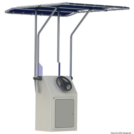 T-Top en aluminium rétractable