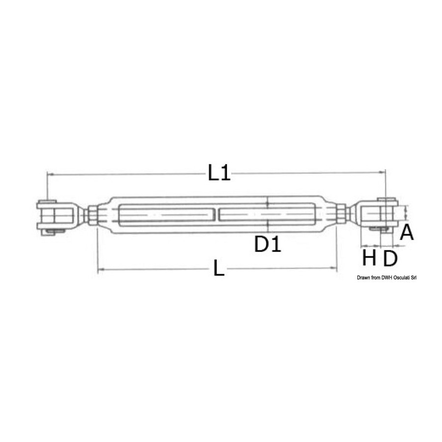 Ridoirs avec deux chapes fixes 