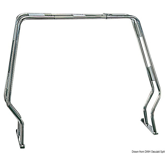 Roll-bar rabattable pour zodiacs 
