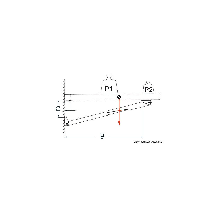 Supports de table pliants Rakego 