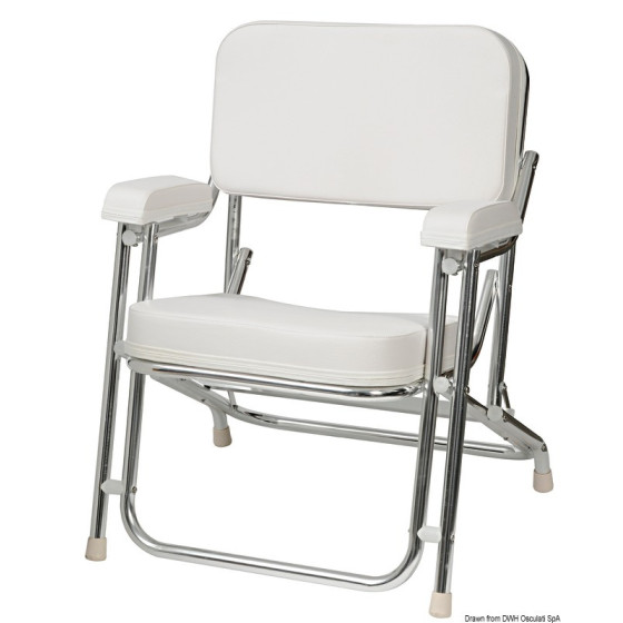 Chaise du Capitaine en aluminium anodisé 