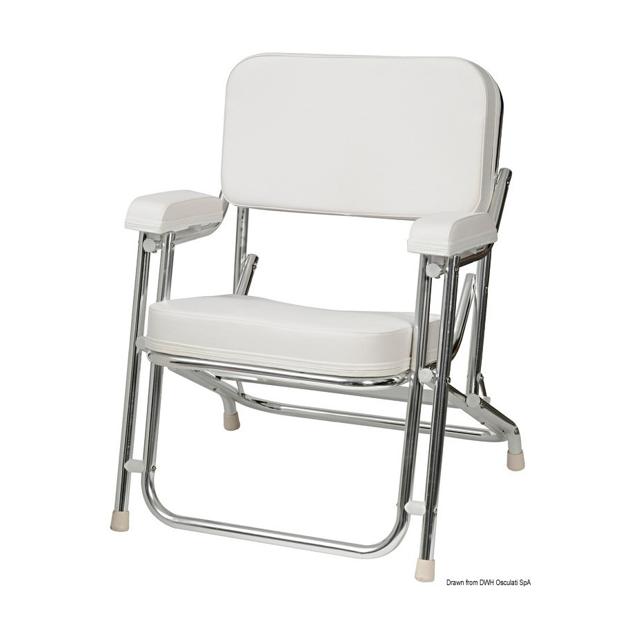 Chaise du Capitaine en aluminium anodisé 