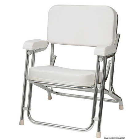 Chaise du Capitaine en aluminium anodisé