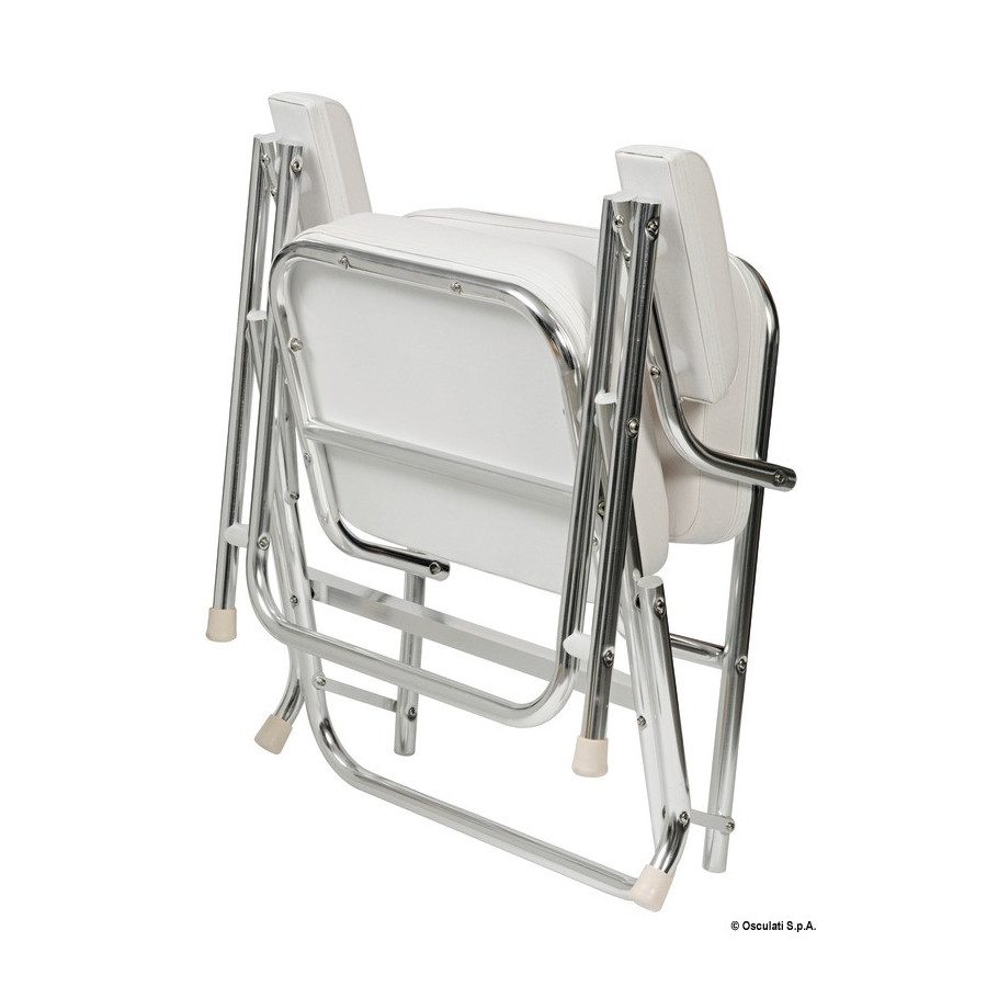 Chaise du Capitaine en aluminium anodisé 