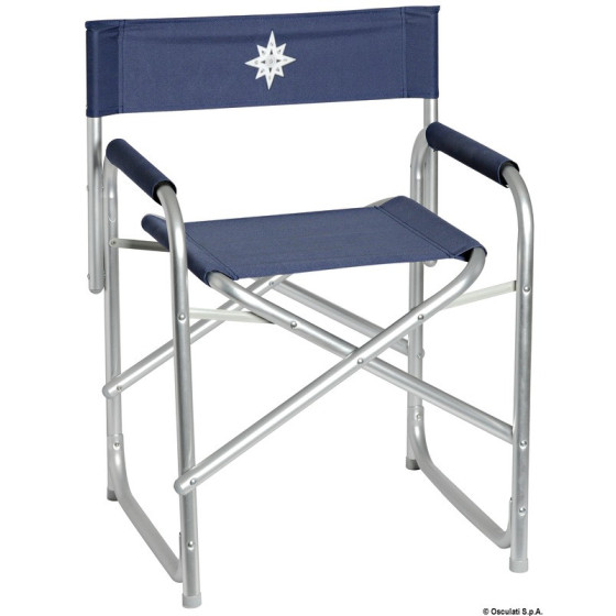 Chaise pliable Regista en aluminium anodisé 