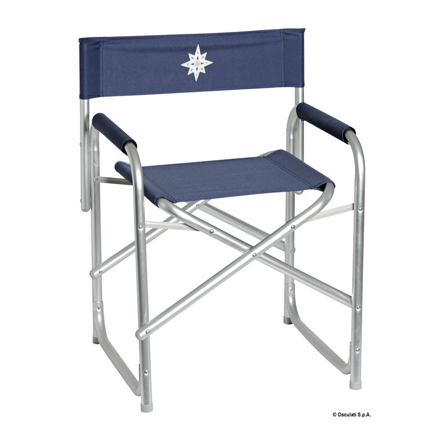 Chaise pliable Regista en aluminium anodisé 