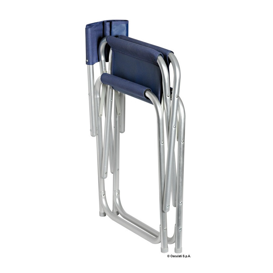 Chaise pliable Regista en aluminium anodisé 