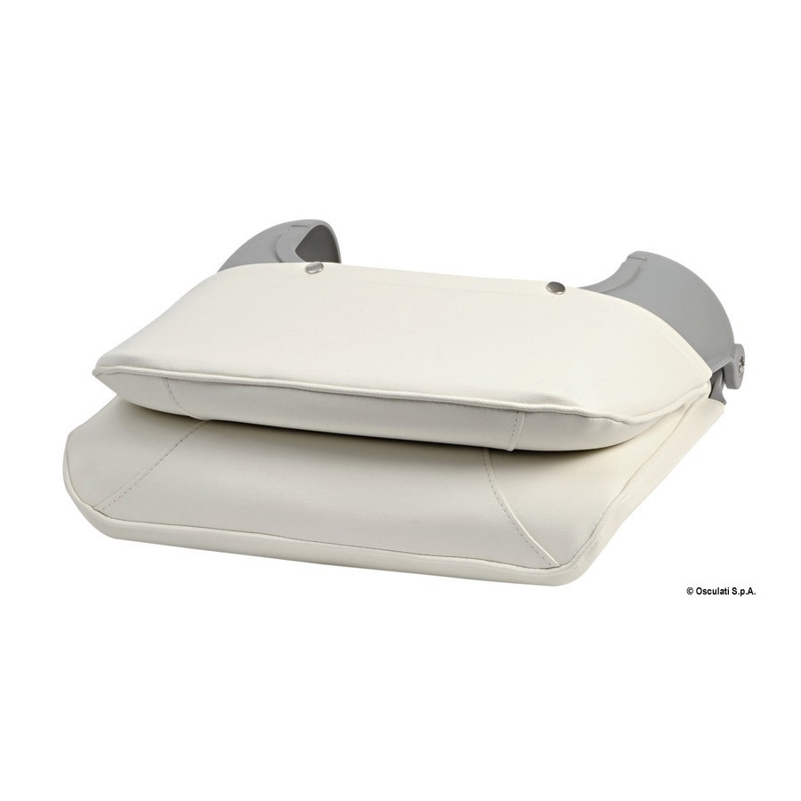 Siège avec dossier rabattable et rembourrage amovible Variante ou Accessoires Réduit:et rembourrage amovible blanc *48.402.01*