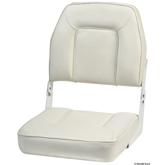 Siège avec dossier rabattable De Luxe Variante ou Accessoires Réduit:Luxe avec dossier rabattable blanc *48.403.01*