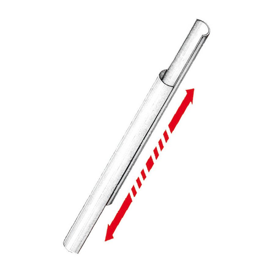 Gaines pour haubans et ridoirs en aluminium anodisé 