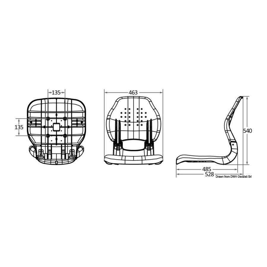 Siège ergonomique Sirocco 