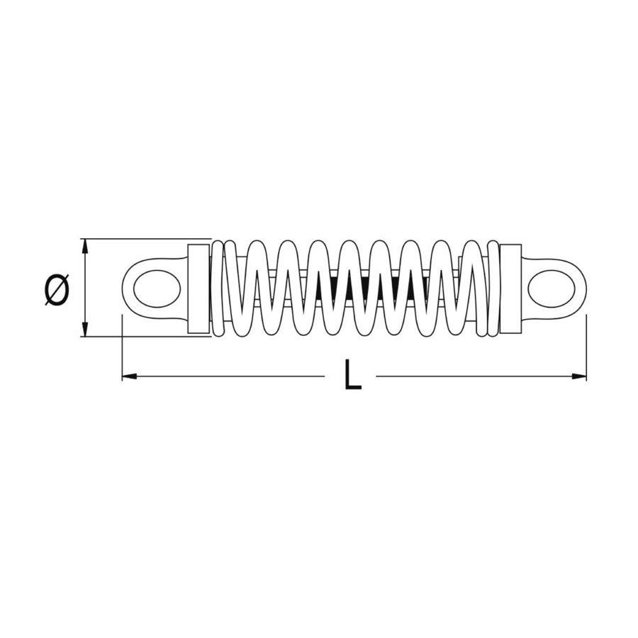 Dispositif d'amarrage DOUGLAS MARINE Silenced Springs 