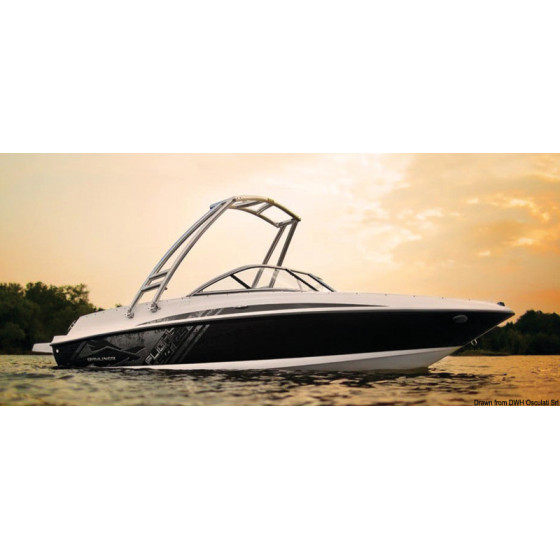 Tour de wake en aluminium MTK Variante ou Accessoires Réduit:wake MTK en aluminium anodisé *48.411.01*