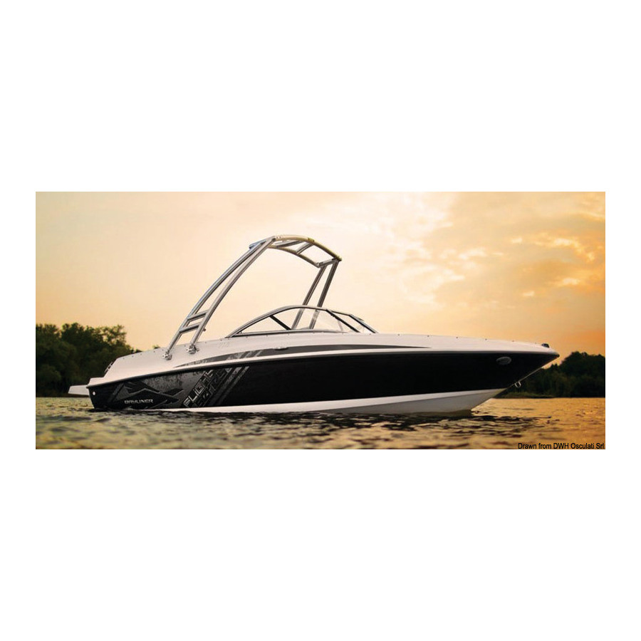 Tour de wake en aluminium MTK Variante ou Accessoires Réduit:wake MTK en aluminium anodisé *48.411.01*