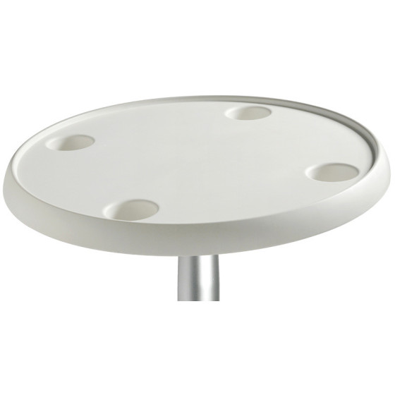 Tables en matériau composite Variante ou Accessoires Réduit:composite rond blanc 610 mm *48.417.50*