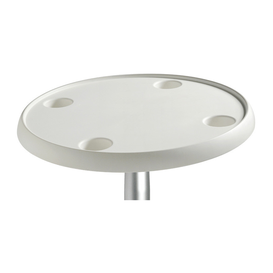 Tables en matériau composite Variante ou Accessoires Réduit:composite rond blanc 610 mm *48.417.50*
