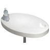 Table en ABS blanc