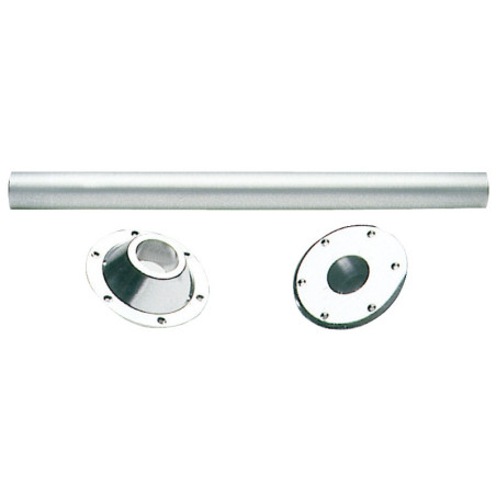 Pied de table en aluminium anodisé