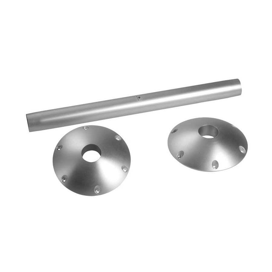 Pied de table en aluminium avec base externe 