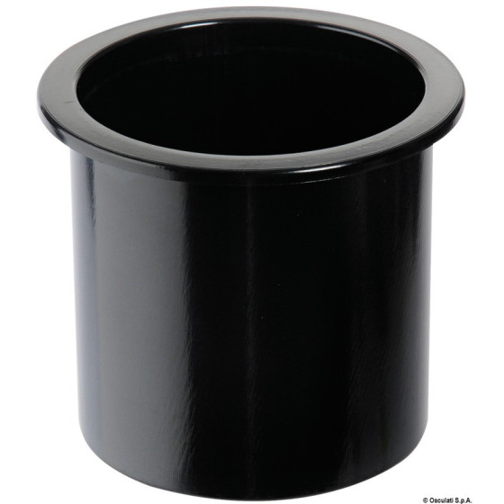 Porte-verres à encastrer Variante ou Accessoires Réduit:encastrer ABS noir *48.430.12* Qté : 4