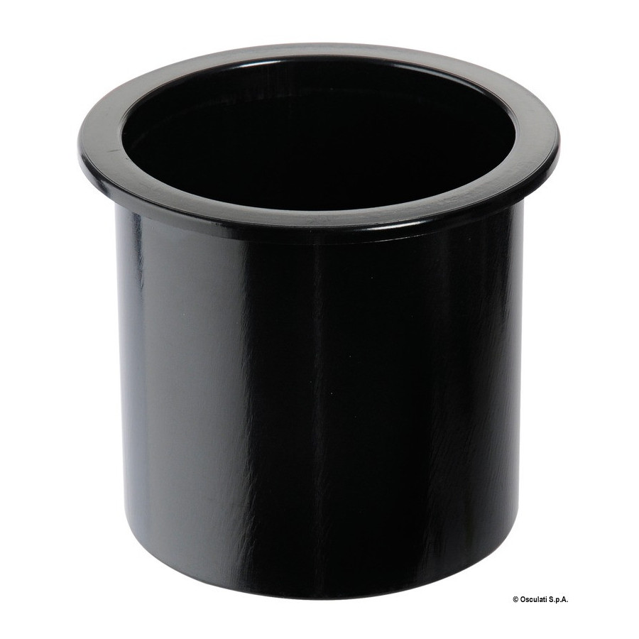 Porte-verres à encastrer Variante ou Accessoires Réduit:encastrer ABS noir *48.430.12* Qté : 4
