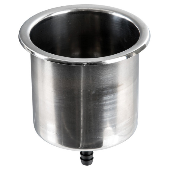 Porte-verres/porte-canettes en acier inox Inox Delux Slim 