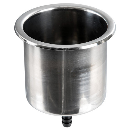 Porte-verres/porte-canettes en acier inox Inox Delux Slim