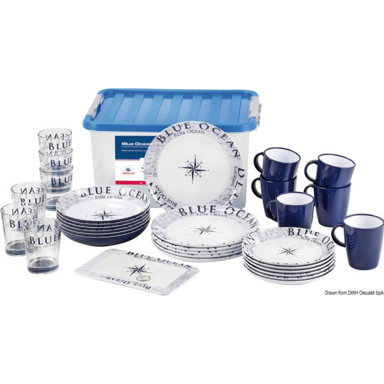 Série vaisselle Blue Ocean 
