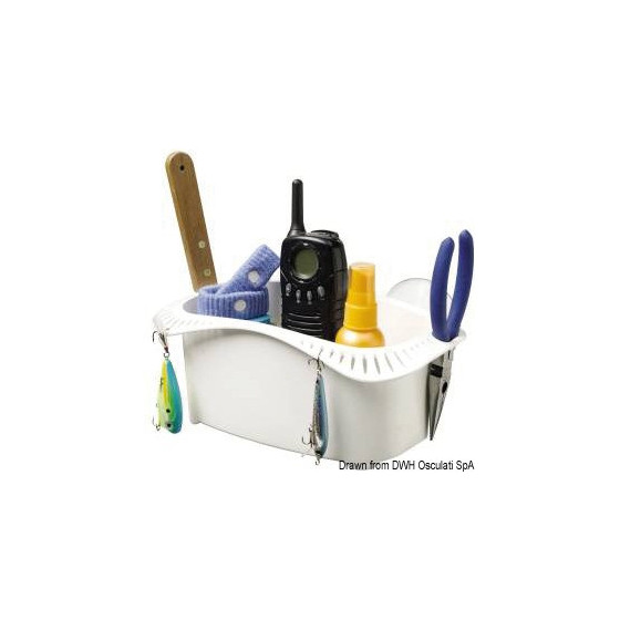 Niche fourre-tout en plastique blanche Variante ou Accessoires Réduit:blanche Cockpit Caddy *48.438.51* Qté : 2