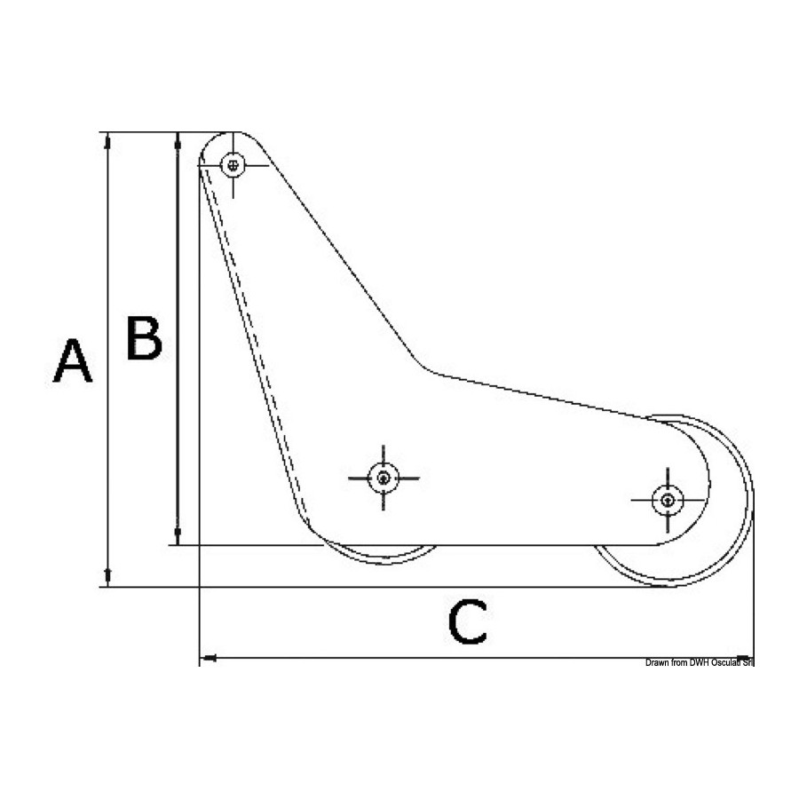 Accessoires pour delphinière Racing Performance 48.472.01/03/05 Variante ou Accessoires Réduit:bascule universel p. ancres 11/20
