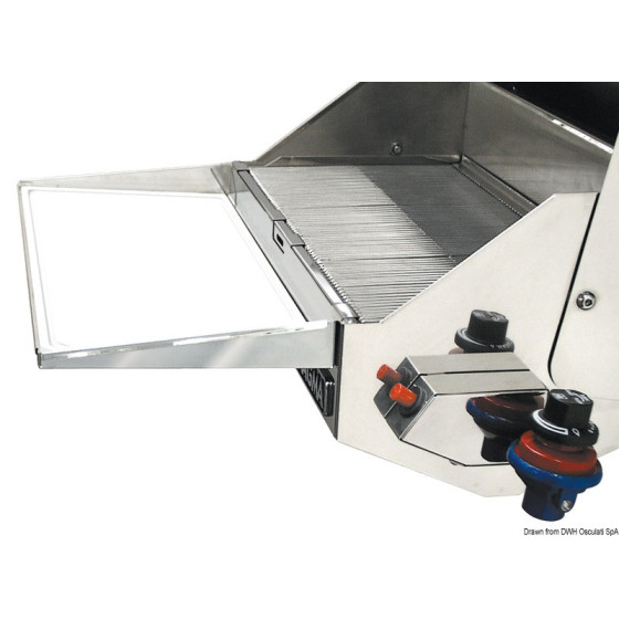 Plateau amovible pour barbecue 