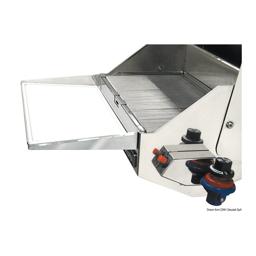 Plateau amovible pour barbecue 