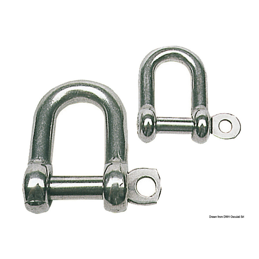 Manilles en inox AISI 316 
