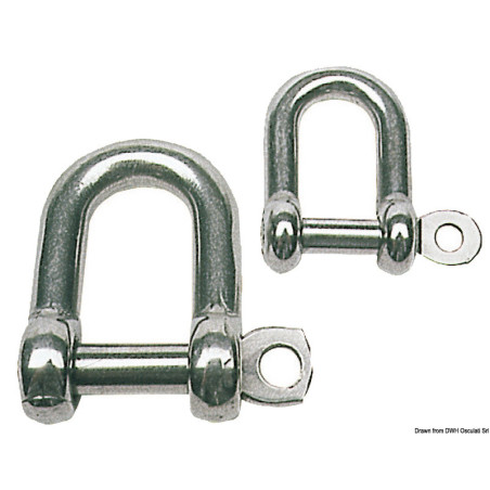 Manilles en inox AISI 316