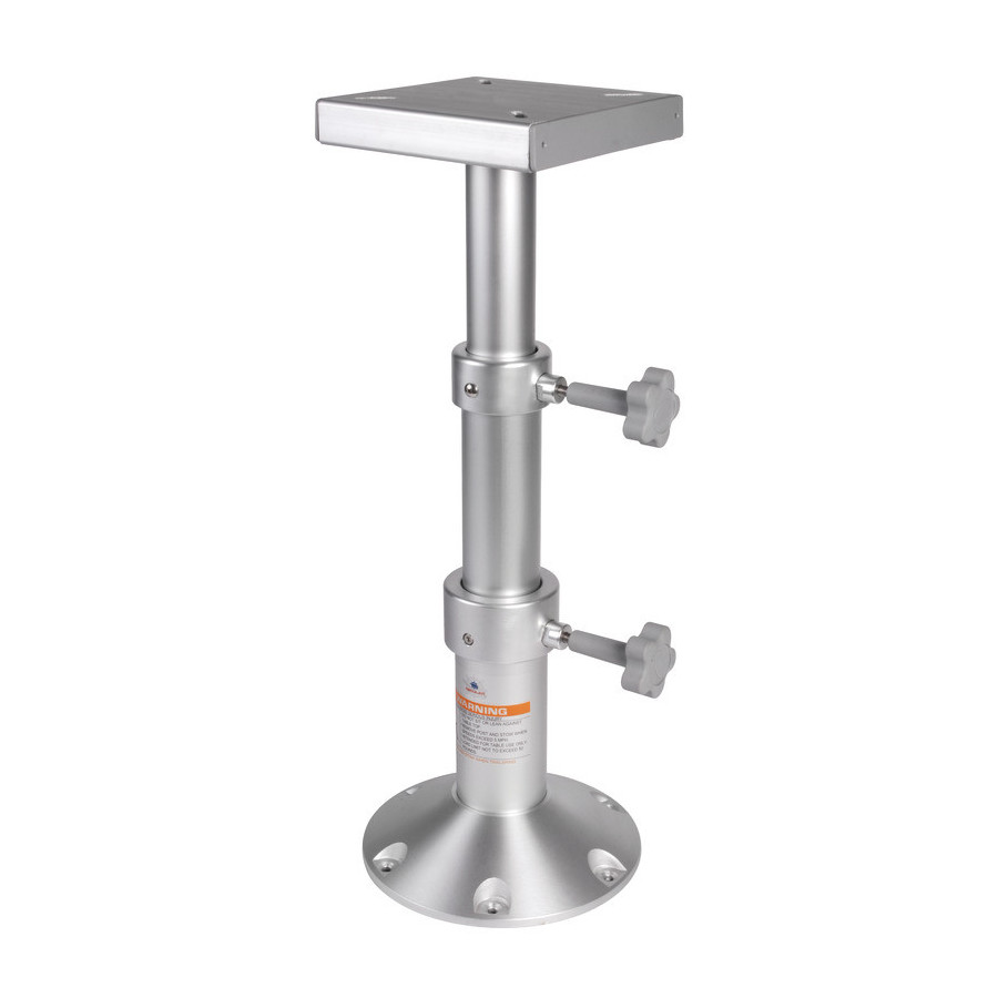 Pied de table tri-télescopique en aluminium 