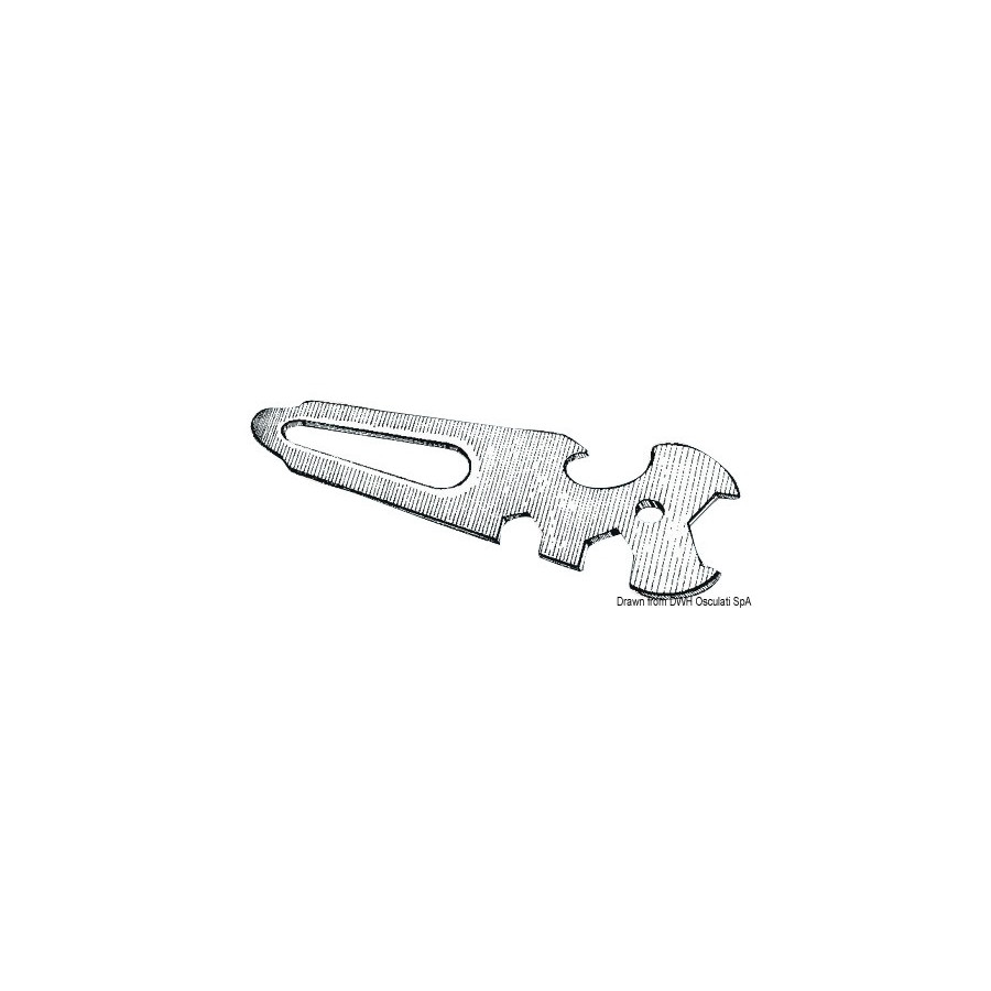 Outil multiusage en inox AISI316 
