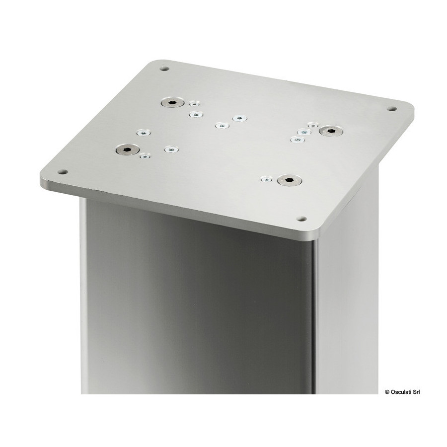 Pied de table électrique Square-Alu 