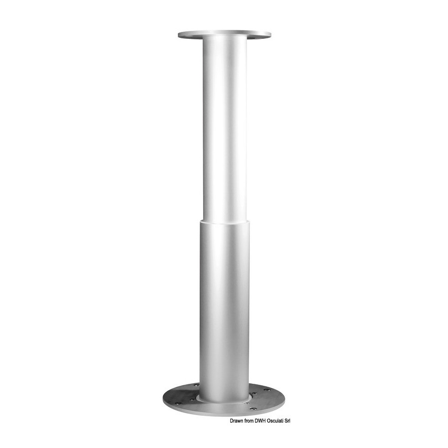 Pied de table électrique entièrement rétractable en 2 étapes 