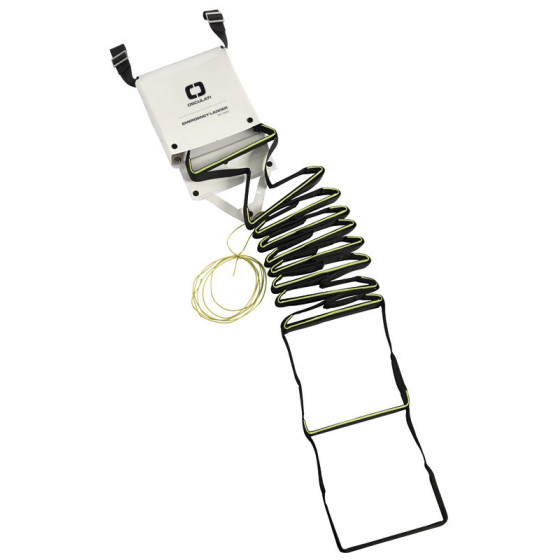 Échelle de secours conforme aux normes ISO 15085 Variante ou Accessoires Réduit:secours 11 marches blanc *49.522.30*