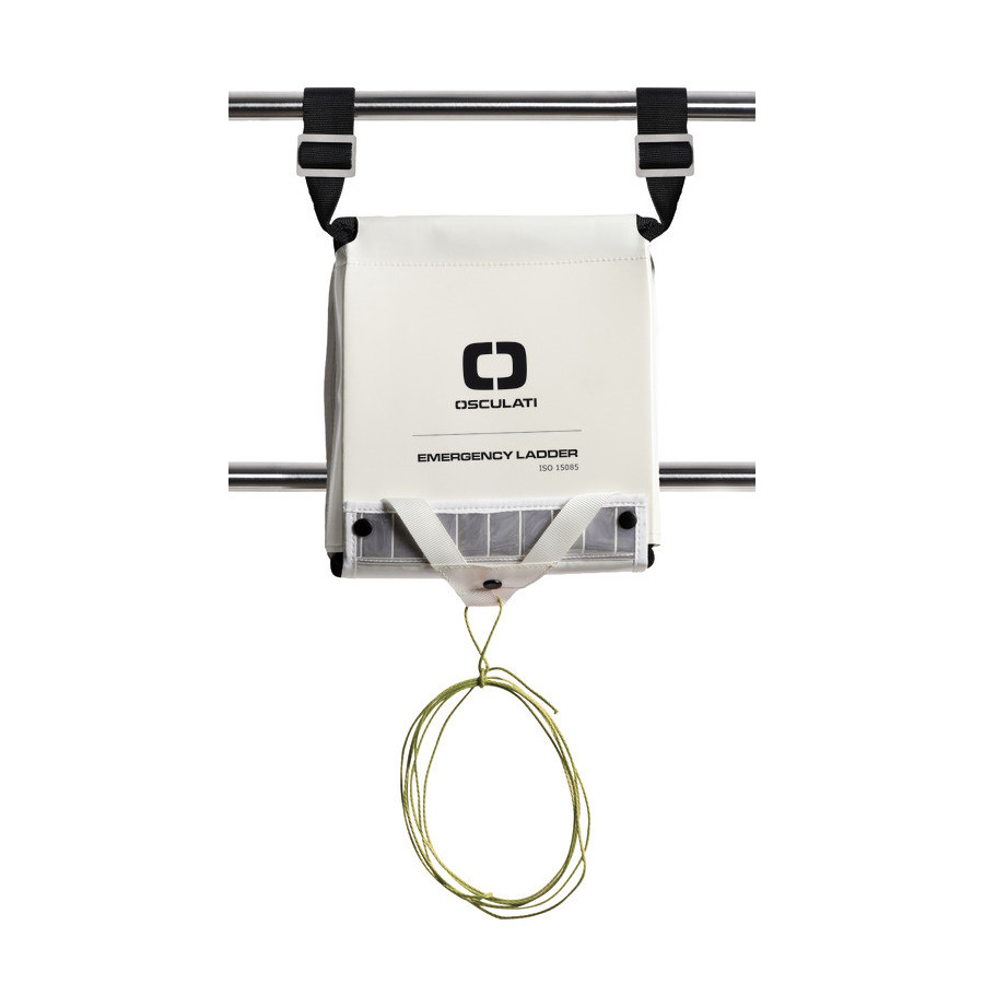 Échelle de secours conforme aux normes ISO 15085 Variante ou Accessoires Réduit:secours 11 marches blanc *49.522.30*