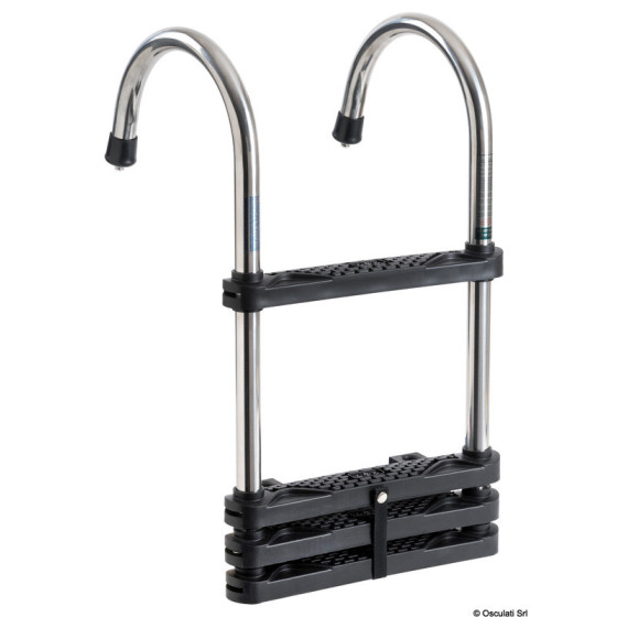 Échelle ECO télescopique Variante ou Accessoires Réduit:télescopique dépliée 1170 mm - repliée 705 mm *49.527.04*