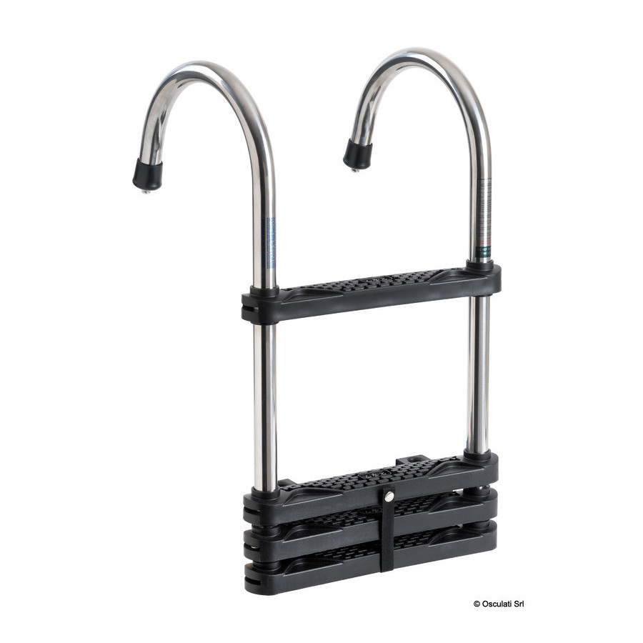 Échelle ECO télescopique Variante ou Accessoires Réduit:télescopique dépliée 1170 mm - repliée 705 mm *49.527.04*