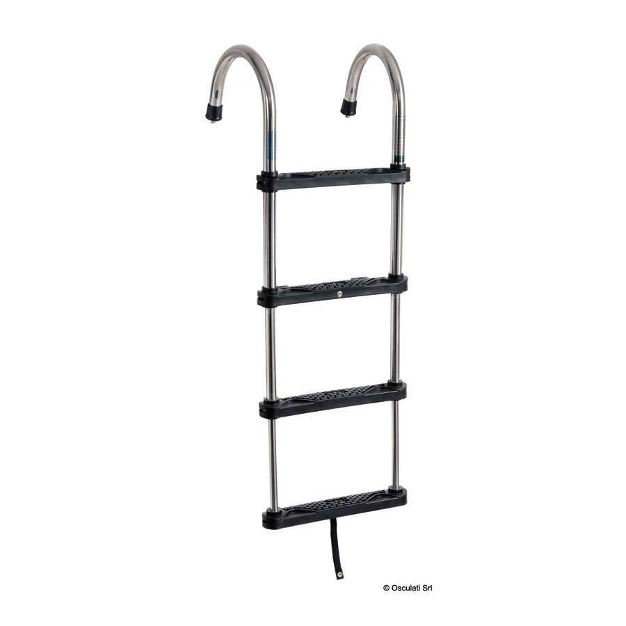 Échelle ECO télescopique Variante ou Accessoires Réduit:télescopique dépliée 1170 mm - repliée 705 mm *49.527.04*