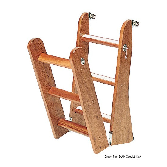 Echelles en bois d’acajou 